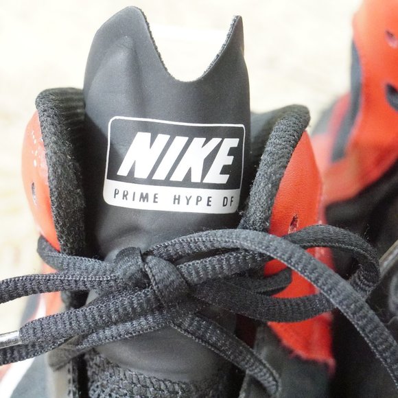 MEN'S NIKE PRIME HYPE DF Black Red White sz 8 EUC - Picture 4 of 8